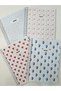 A5 Spiral School Notebook 80 Sheets Set of 4 Plaids Cardboard Cover
