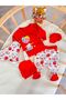 Red Rabbit Baby Girl Newborn (0-3 Months) Hospital Release Set of 5
