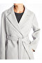 Two Mt Shop Quality Lcwaikiki Classic Gray Jacket Collar Women's Cashmere Coat - 3