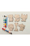 Wooden DIY Animals Painting Set Educational Montessori Kids Developmental Toy - 2