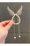 2025 Fashionable Ponytail and Bun Clip with Elegant Crystal - 3