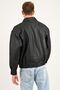 Beirut Men's Genuine Leather Oversize Leather Coat Black - 6