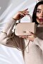 Women's Mink Mini Box Handbag with Side Cross Strap and Handle, Modern and Stylish Women's Bags - 5