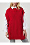 Women's Sweater with Side Tie Knitting Detail 75cm