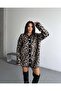 Women's Leopard Print Knitwear Cardigan - 2