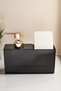 Acrylic Black Kitchen Liquid Soap Dispenser with Sponge Chamber