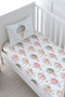 Mother's Side Crib Elastic Sheet Set - Iconic Series - Pink Flying Balloon - 2