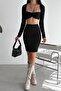 Women's Black Pencil Skirt