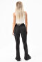 High Waist Spanish Leg Diving Leggings with Black Front Slit