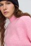 Kurzer Strickpullover mit halbrolliertem Kragen - 3