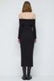 Schulterfreies Midikleid - 5