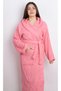 Pomegranate Flower Colored Avs Curl Hooded Model Bathrobe (S-M-L-Xl-2Xl-3Xl-4Xl) Large and Size - 2