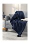 Pompom Knitted Knitted Tv Blanket (Sofa Shawl)