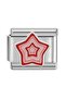 Red Star Italian Bracelet Charm