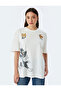 Tom and Jerry Printed Ecru Women's T-Shirt 5Sal10269Ik - 3
