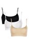 Women's Colorful 3-Piece Rope Strap Pad Half Athlete