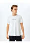 Crew Neck Short Sleeve Slogan Printed Sports T-Shirt - 3