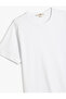 Cotton Short Sleeve Crew Neck Basic T-Shirt - 3