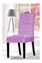 Silk Velvet Chair Cover Elastic Standard 6 Pieces