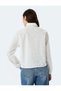 Scallop Classic Collar Long Sleeve Button Shirt - 4