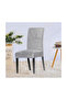 Silk Velvet Chair Cover Elastic Standard 6 Pieces