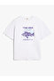Cotton Short Sleeve Crew Neck Fish Print T-Shirt