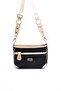 Black - Women's Crossbody Bag with S.Nut Logo Sp1160