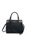 Black - Black Monogram Women's Handbag Sp1174 - 7