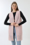 Women's Pink Seasonal Knitwear Vest - 4
