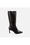 Women's Genuine Leather Rubber Sole Black Casual Boots