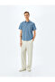 Short Sleeve Cotton Pocket Detail Slim Fit Shirt - 2