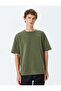 Crew Neck Short Sleeve Tok Fabric Cotton Blended Slogan Printed Oversize T-Shirt - 3