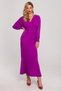 Rochie lunga cu top in stil kimono