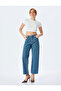 Straight Fit Straight Leg Pocket Denim Trousers - Straight Fit Jeans