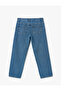 Straight Fit Straight Leg Pocket Denim Trousers - Straight Fit Jeans - 4