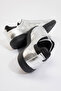 Women's Casual Lace-Up Sneakers Real Leather Marine Silver/Black - 4