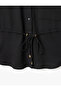 Long Sleeve Waist Lace-Up Pocket Detail Shirt Jacket - 6