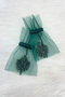 Green Crystal Glass Beads Bridal Gloves, Wedding Henna Night Bachelorette Wedding Bride Promise - 3