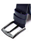 3-Pack Men's 100% Genuine Buffalo Leather Men's Jeans Belt 4.5 cm Black-Dark Blue-Brown - 7