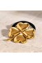 Gold Clover Rubber Buckle