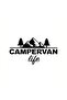 ملصق النافذة الخلفية من Campervan Life مقاس 13 × 8 سم