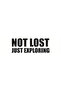 Not Lost Wall Decor Quality Quality Sticker 40 X 16 cm