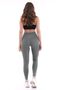 Khaki Women's Sports Leggings with Double Pockets, Firming and Gathering, High Waist Sports Leggings, Leggings for Fitness - 5