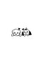 Cute Dogs Wall Decor Sticker 40 X 16 cm