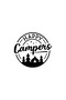 Happy Campers Wall Decor Sticker 40 X 40 cm
