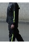 Pvc Motorcycle Lower Upper Suit Raincoat M-L