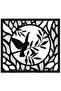 Sparrow on Olive Branch Wall Decor Sticker 40 X 44 cm