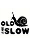 Old and Slow Rear Window Sticker 16 X 12 cm Compatible