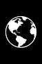 World Map Sticker 30 X 30 cm - 3