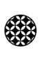 Flower Pattern Wall Decor Sticker Type 21 40 X 40 cm